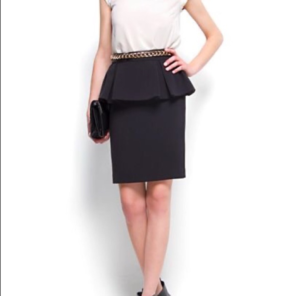Mango Peplum Skirt